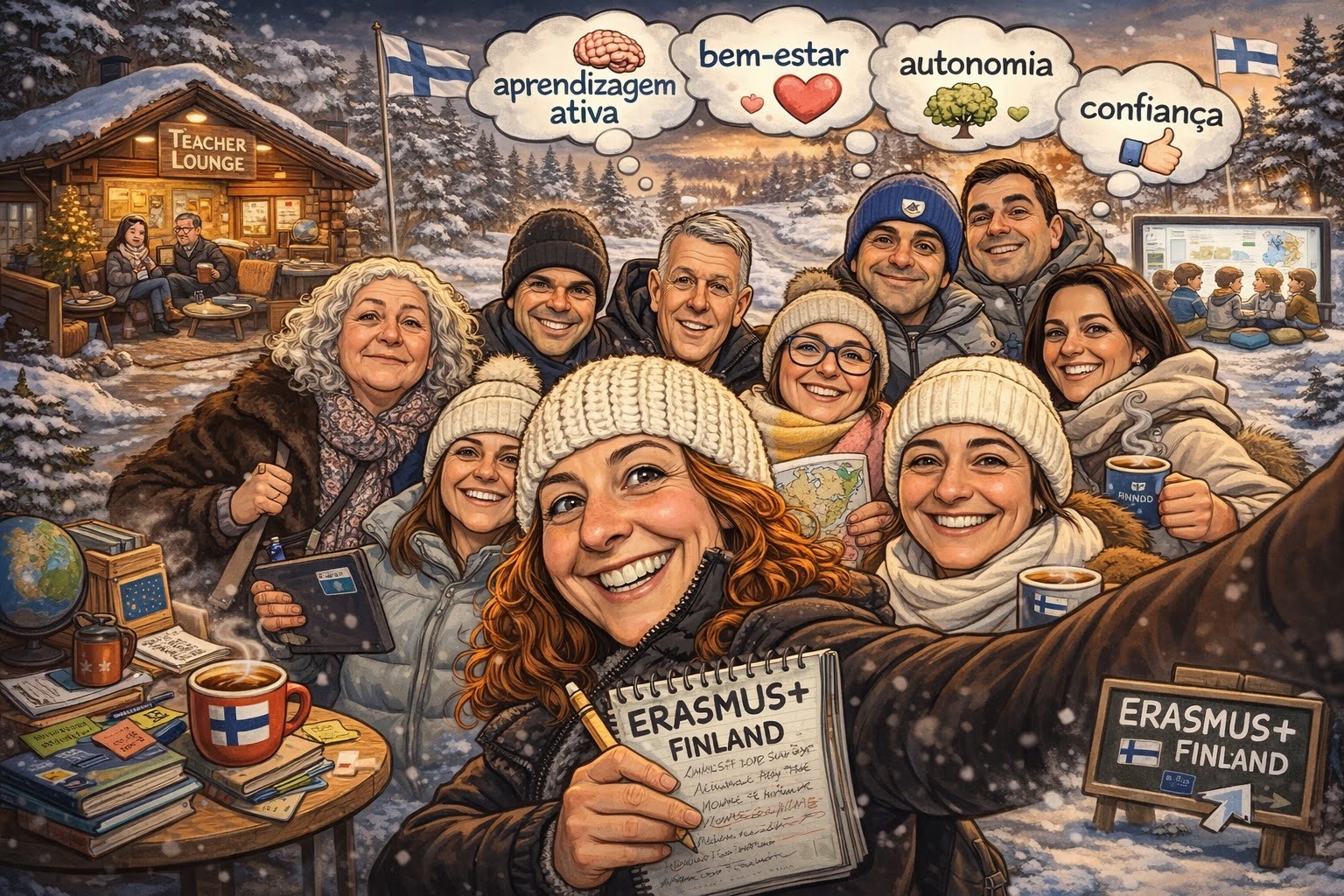 Observação de práticas letivas em mobilidade Erasmus