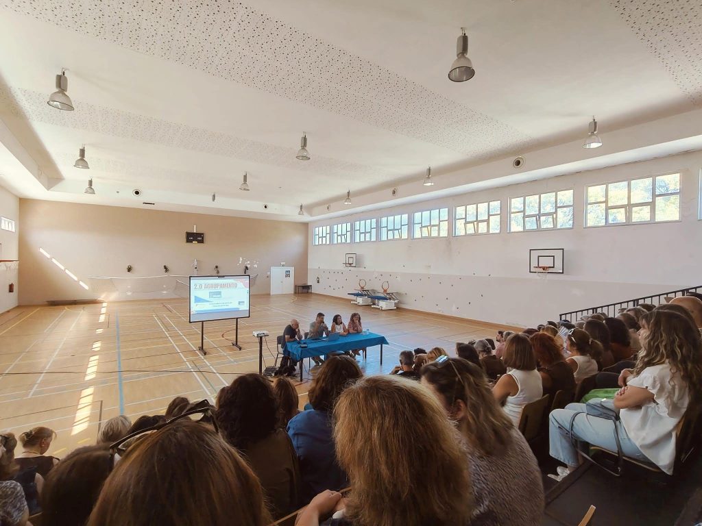 Professores na receção